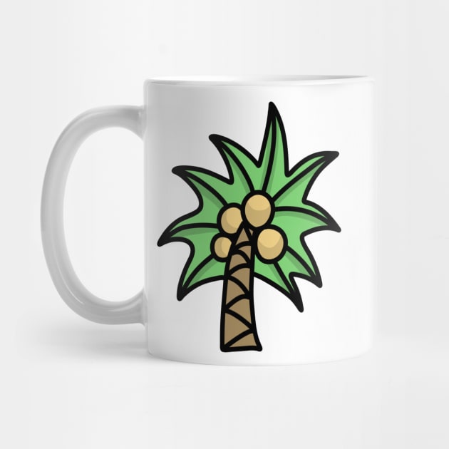 Cute coconut tree by PanyaCreative